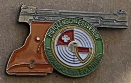 PISTOLET - GUN - ARME - POLICE CANTON DE SOLEURE - CIBLE - PISTOLEN SCHIESSVEREIN - KANTONS POLIZEI SOLOTHURN    -  (32) - Politie