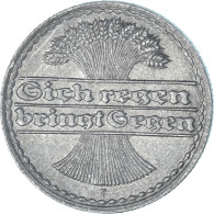 Monnaie, Allemagne, 50 Pfennig, 1921 - 50 Rentenpfennig & 50 Reichspfennig
