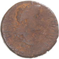 Monnaie, Auguste, As, 9-14, Lugdunum, B+, Bronze, RIC:233 - Les Julio-Claudiens (-27 à 69)