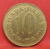 10 Para 1980 - TTB - Pièce De Monnaie Yougoslavie - Article N°5169 - Yougoslavie