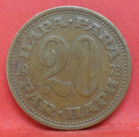 20 Para 1973 - TB - Pièce De Monnaie Yougoslavie - Article N°5176 - Yougoslavie