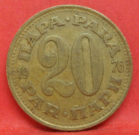 20 Para 1976 - TB - Pièce De Monnaie Yougoslavie - Article N°5179 - Yougoslavie