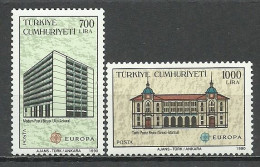 Turkey; 1990 Europa CEPT (Post Office Buildings) - Neufs