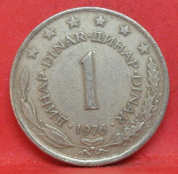 1 Dinar 1976 - TB - Pièce De Monnaie Yougoslavie - Article N°5212 - Yougoslavie