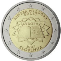 2 Euro SLOVENIA 2007 TRATADO DE ROMA - ESLOVENIA - NUEVA - SIN CIRCULAR - NEW 2€ - Eslovenia