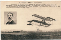 Grande Semaine D'AVIATION - CHEURET Sur Biplan H. Farman - Meetings