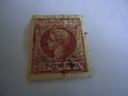 FERNADO POO  SPAIN USED STAMPS 1903 KINGS - Fernando Poo