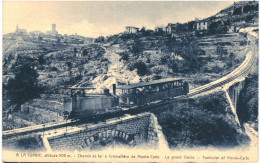 CPA  Carte Postale Monaco La Turbie Chemin De Fer à Crémaillère De Monte Carlo Le Grand Cintre   VM69353 - Monte-Carlo