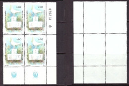 ISRAEL   Scott # 883** MINT NH CORNER BLOCK Of 4 W/TABS (CONDITION AS PER SCAN) (LG-1623) - Hojas Y Bloques