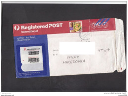 R-LETTER / REPUBLIC OF MACEDONIA AIR MAIL  (007) - Brieven En Documenten