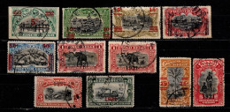 - CONGO BELGE - 1921 - YT N° 85+86/87+88/94 - Oblitérés - Neufs