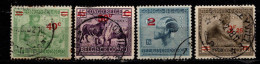 - CONGO BELGE - 1931 / 32 - YT N° 159 / 161A - Oblitérés - Surchargés - Série Complète - Ongebruikt