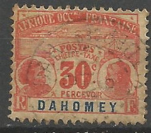 DAHOMEY TAXE  N° 5 OBL  / Used - Autres & Non Classés