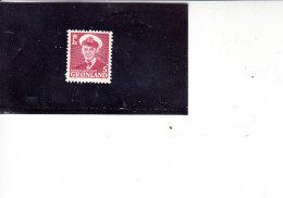 GROENLANDIA  1950- Unificato 20° - Re Federico IX - Used Stamps