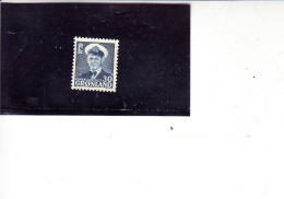 GROENLANDIA  1950- Unificato 23A° - Re Federico IX - Used Stamps