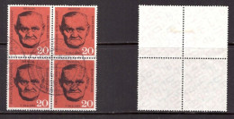 GERMANY---Berlin  Scott # 9N 175 USED BLOCK Of 4 (CONDITION AS PER SCAN) (LG-1644) - Blokken