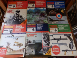 LOT CONNAISSANCE DE L'HISTOIRE MITRAILLEUSE ET ARMES ANTICHARS 1980 N° 25 LA GUERRE CHIMIQUE ET BIOLOGIQUE 1982 N° 42 LE - Sonstige & Ohne Zuordnung