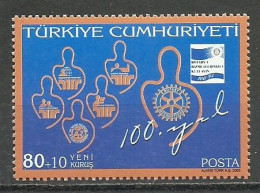 Turkey; 2005 100th Year Of The Rotary - Unused Stamps