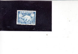 GROENLANDIA  1938 - Unificato  8° - Orso - Used Stamps