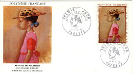 F P+ Polynesien 1970 Mi 125 FDC Bouloc - Brieven En Documenten