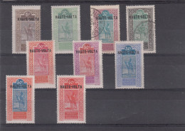 HAUT-VOLTA 1922_1926 TIMBRES SURCHARGES N° 24/32 * - Gebraucht