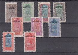 HAUT-VOLTA 1922_1926 TIMBRES SURCHARGES N° 24/32 * - Used Stamps