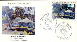 F P+ Polynesien 1971 Mi 145 FDC Isabelle Wolf - Lettres & Documents