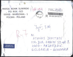 Mailed Cover (registered Letter) 2023 From Poland - Cartas & Documentos