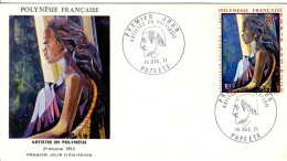 F P+ Polynesien 1971 Mi 147 FDC F. Seli - Brieven En Documenten