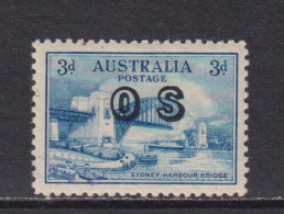 AUSTRALIA - 1932-33 Official 3d No Watermark Hinged Mint - Dienstmarken
