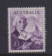 AUSTRALIA - 1964 Bass And Tom Thumb £1  White Paper Never Hinged Mint - Mint Stamps