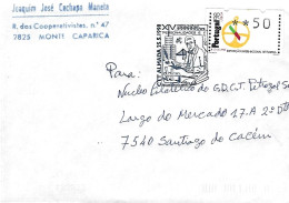 PORTUGAL - Commemorative Postmark - XIV Philatelic Exhibition - Personalities And Deeds (letter Real Circulated) - Poststempel (Marcophilie)