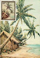 F P+ Polynesien 1974 Mi 174 Palmen - Storia Postale