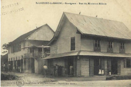 St-LAURENT-du-MARONI. - Encoignure - Rues Des Mineurs Et Mélinon, Très Rare - Saint Laurent Du Maroni