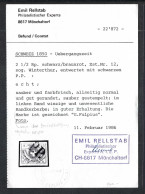 SUISSE Cantonaux Ca.1850: Le "2 1/2 De Winterthur" ZNr. 12, Sup. Obl. P.P., Très Forte Cote, Attest. E. Rellstab - 1843-1852 Federale & Kantonnale Postzegels