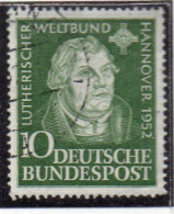 OS - GERMANIA FEDERALE 1952 , Serie Hannover N. 36 Usata (BIG30) - Gebraucht