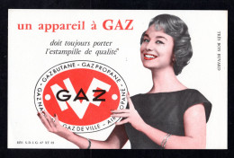 Buvard Neuf - Un Appareil à Gaz Doit Toujours Porter L'estampille De Qualité " NF - GAZ " - Elettricità & Gas