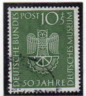 OS - GERMANIA FEDERALE 1953 , Serie Museo  N. 51 Usata (BIG30) - Gebraucht