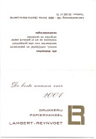 Bachte Maria Leerne Drukkerij Lambert Reynvoet 2001 Kalender Calendrier Htje - Petit Format : 1941-60