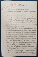 DOCUMENT PUY DE DOME / BAGNOLS 1915 DISTRIBUTION DES TELEGRAMMES DURANT LE GUERRE - Manuscrits