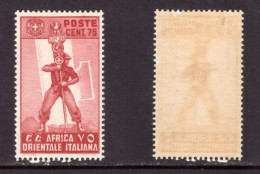 ITALIAN EAST AFRICA   Scott # 11* MINT HINGED (CONDITION AS PER SCAN) (Stamp Scan # 956-14) - Eastern Africa