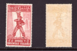 ITALIAN EAST AFRICA   Scott # 11* MINT LH (CONDITION AS PER SCAN) (Stamp Scan # 956-16) - Oost-Afrika