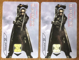 BLADE II WESLEY SNIPES TELECARTE REF PHONECOTE F1220A  N° DE LOT "GRAS & FINS" TELEFONKARTE SCHEDA TARJETA PHONECARD - 2002