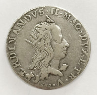 Livorno Ferdinando II° 1621-1670 Tollero 1659 Mir 59/2 Leggermente Tosato R3  E.998 - Toscane