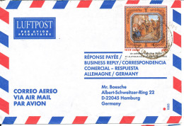 India Air Mail Cover Sent To Germany 2001 Single Franked - Posta Aerea