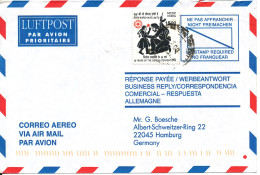 India Air Mail Cover Sent To Germany 2000 Single Franked RED CROSS - Corréo Aéreo
