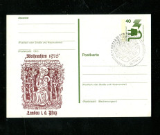 "BUNDESREPUBLIK DEUTSCHLAND" 1976, Postkarte Mit Privatem Zudruck "Weihnachten Landau", SSt. (17777) - Cartes Postales Privées - Oblitérées