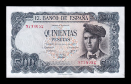 España Spain 500 Pesetas Jacinto Verdaguer 1971 Pick 153 Sin Serie Sc- AUnc - 500 Pesetas