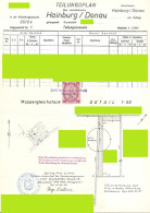 1112x: Fiskal- Beleg Behördliches Dokument 1972, 7.50 Schilling, Hainburg An Der Donau - Fiscaux