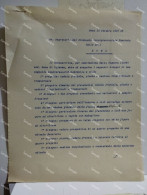 Signed Letter Lettera Firmata Scultore - Pittore TOMMASO VICARI. Roma 1937 - Peintres & Sculpteurs